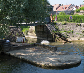 11 (1) a bridge over a body of water