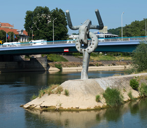 20 (1) a bridge over a body of water