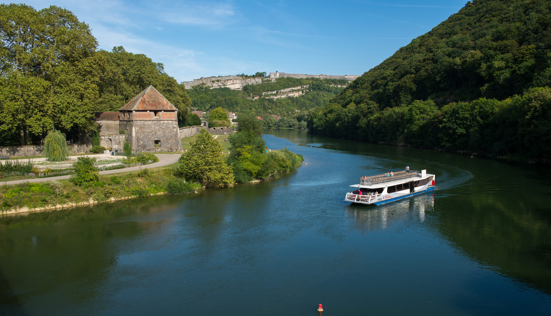 a small boat in a body of water