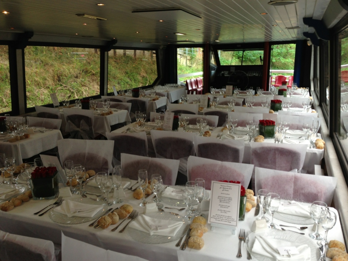 a table full of food