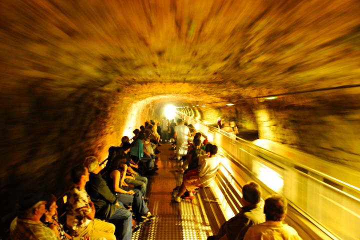 a group of people in a room